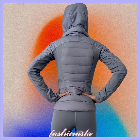 NWT Lululemon Down For It All Jacket Peri Purple Size 6 - Picture 2 of 9
